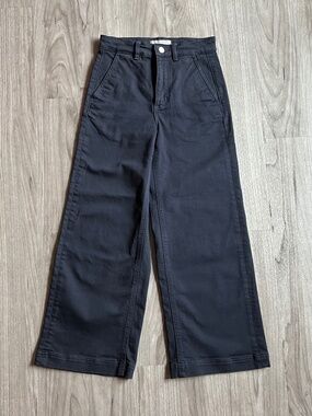 Everlane Wide Leg Cropped Pants (0, NWOT)